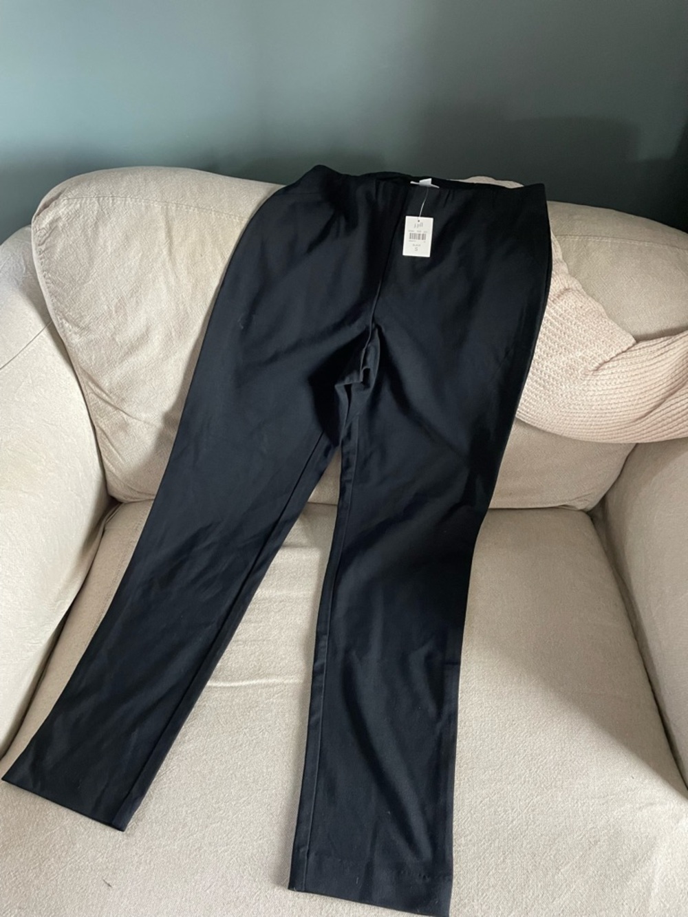 J Jill Pull-on black pants sz S NWT